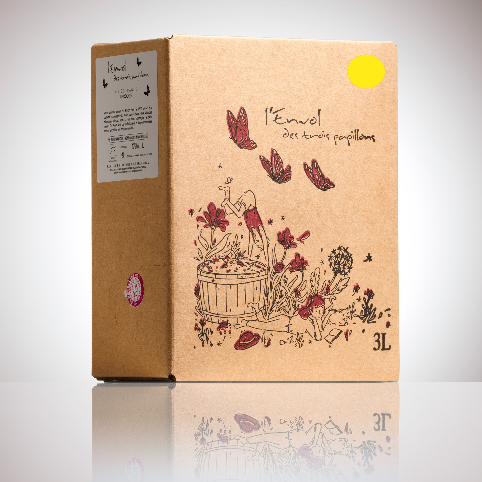 L'Envol des trois papillons blancs 2024 (Vin de France)