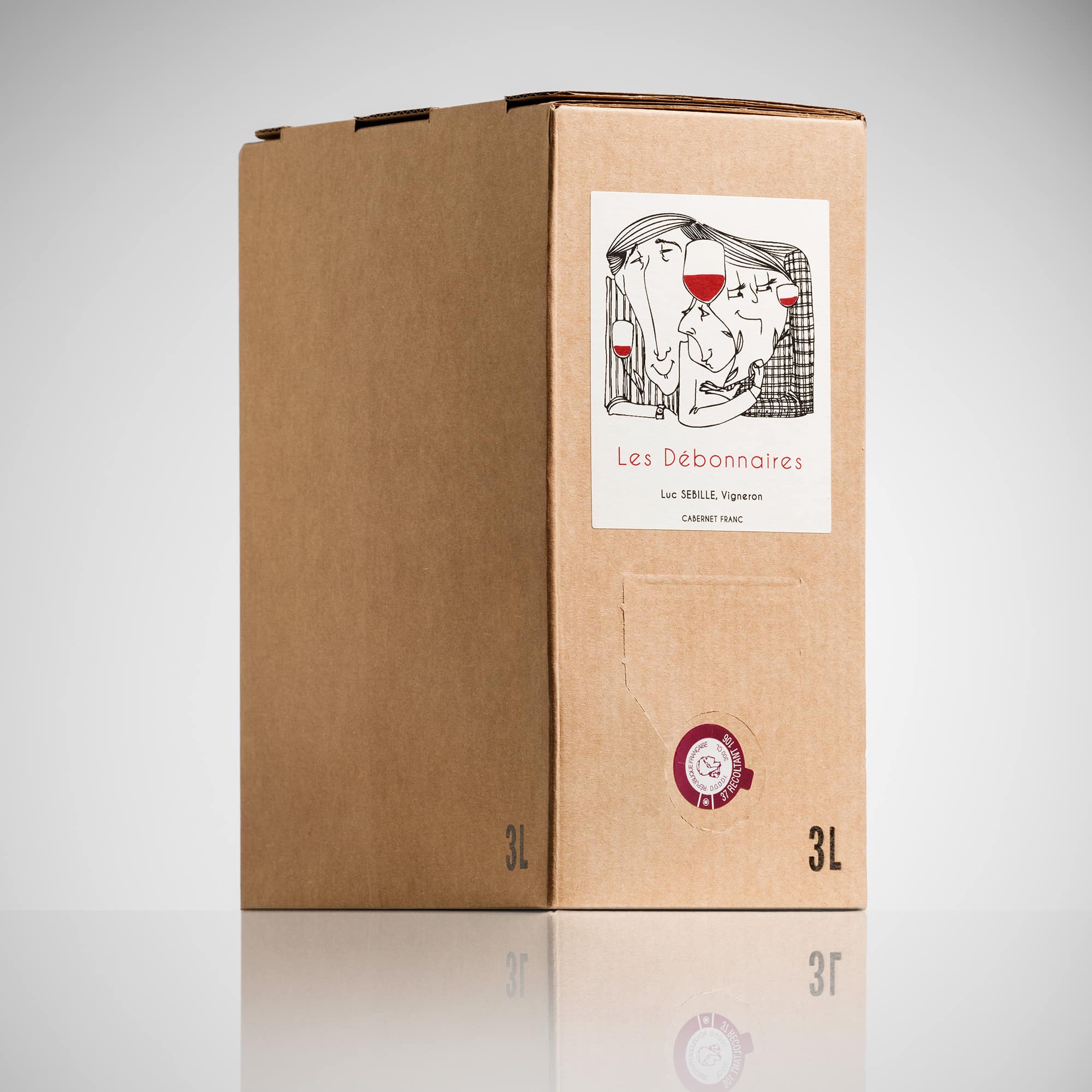 luc sébille - les débonaires - let it bib - cubi bio - bib bio - cabernet franc - vin nature - sans sulfite - 8