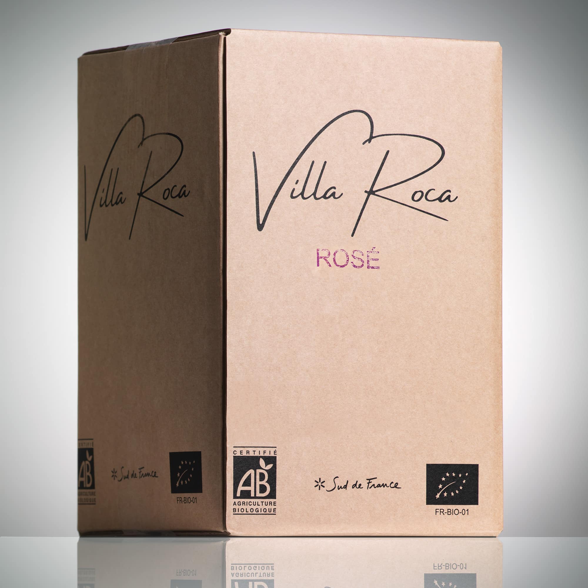  Villa Roca - roseÌ - bib bio - let it bib - cubi bio - vin nature - organic boxed wine 