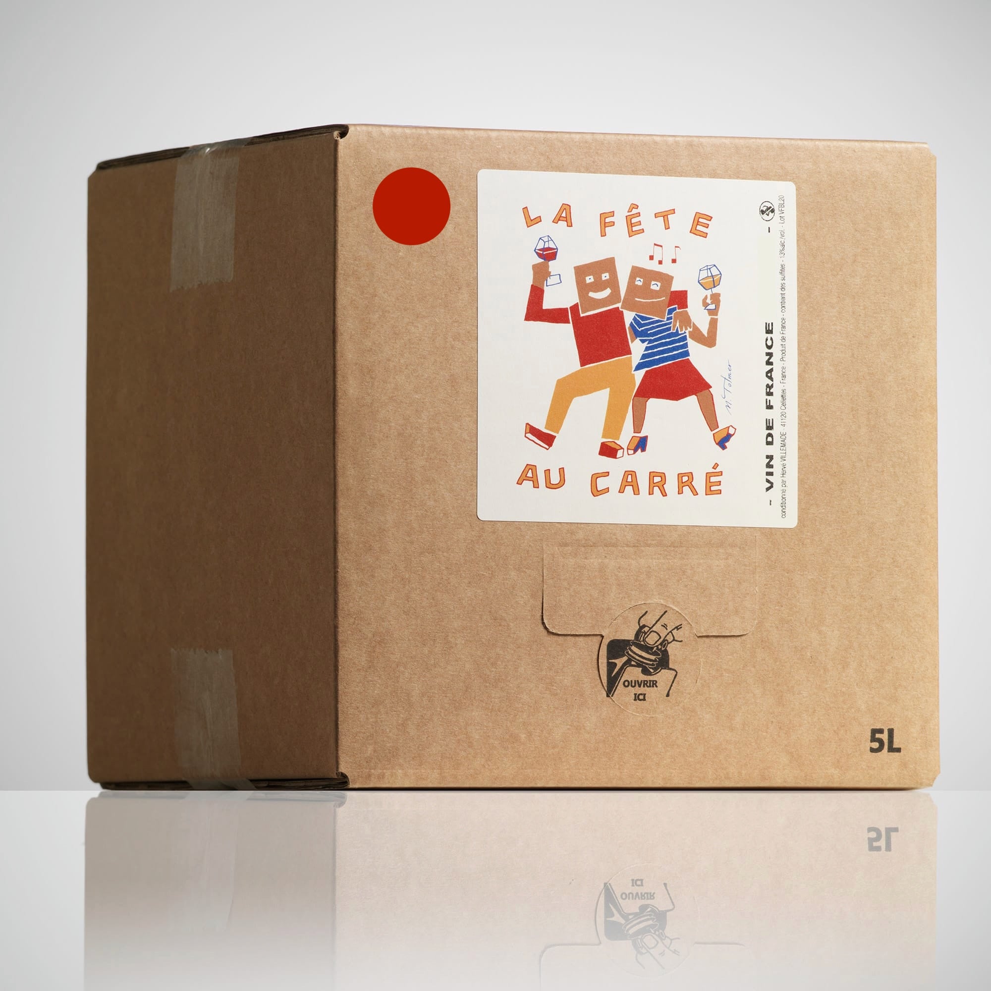 La Fête au carré (rouge) 2023 (Vin de France)