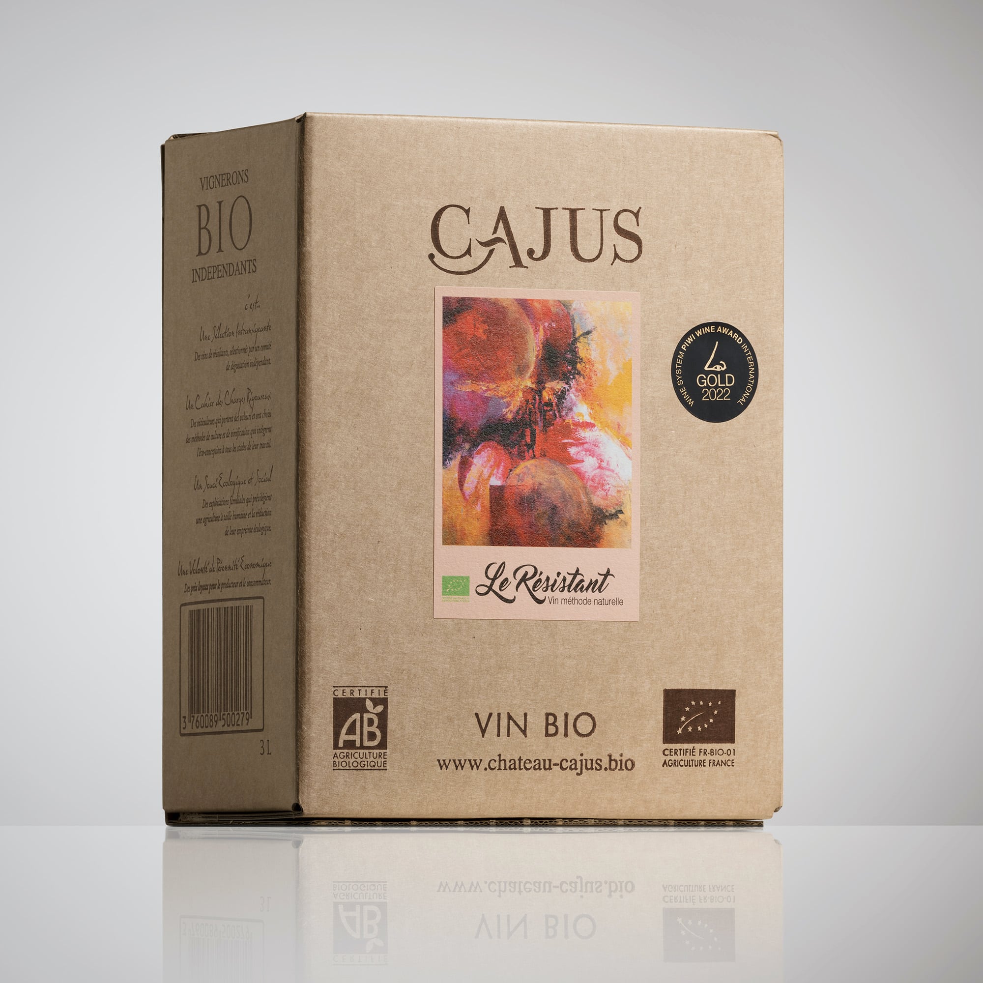 Cajus (Pierre Veyron), Le Résistant, 2021 (Vin de France/Bordeaux